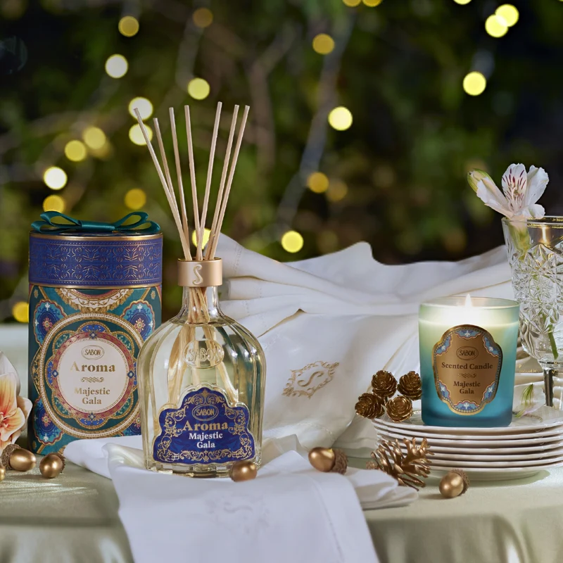 Majestic Gala Home Aroma- und Kerzen-Duo-Set