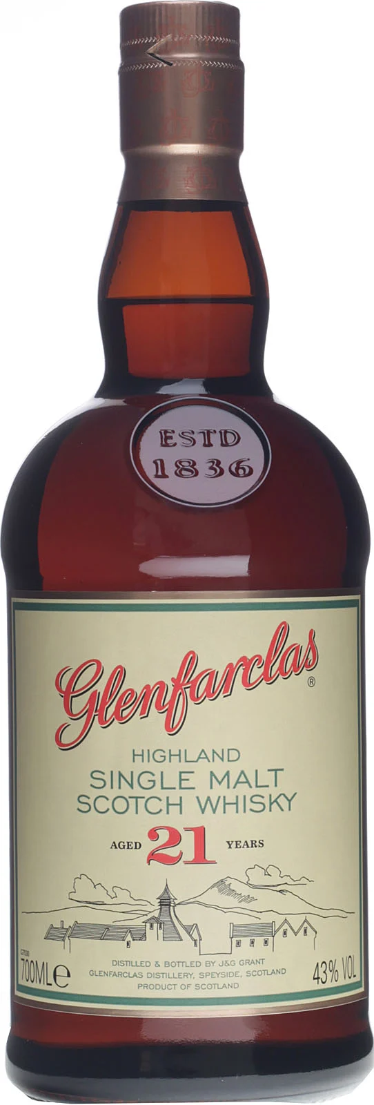 Glenfarclas 21 Jahre | 43 % | 0,7 L