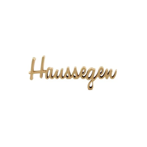 Holz-Schriftzug "Haussegen"