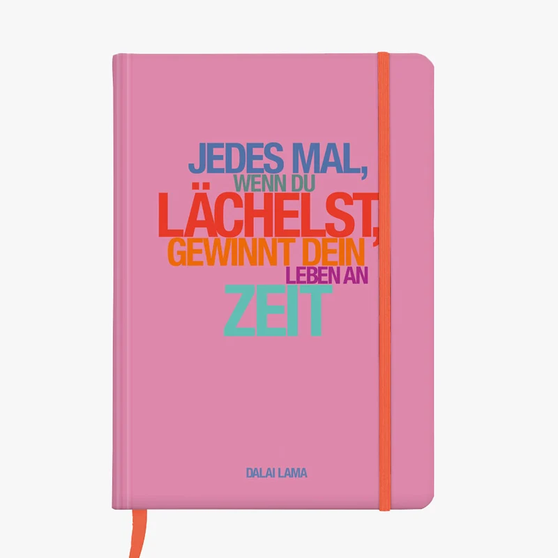 Notizbuch "Jedes Mal wenn Du lächelst..."