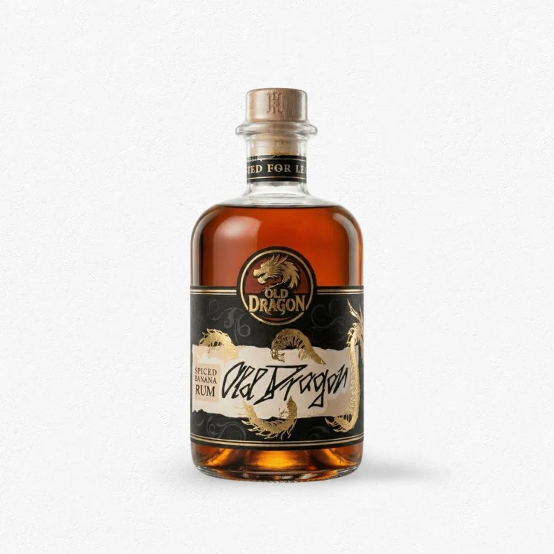 Old Dragon Premium Banana Spiced Rum 40% 0,5L