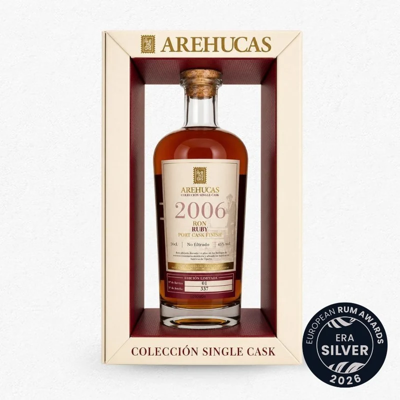 Arehucas Single Cask 2006 Ruby Port Finish Rum 45% 0,7L