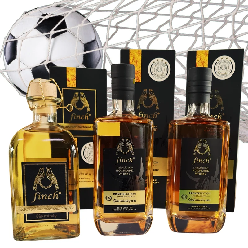 finch® Schwäbischer Hochland Whisky PRIVATEEDITION WM Trilogie 2026 (1,5 l)