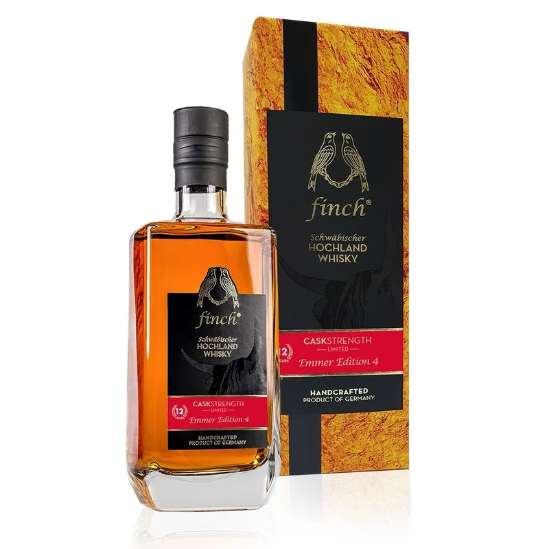finch® Schwäbischer Hochland Whisky CASKSTRENGTH Emmer Edition 4 - 12 Years (0,5 l)