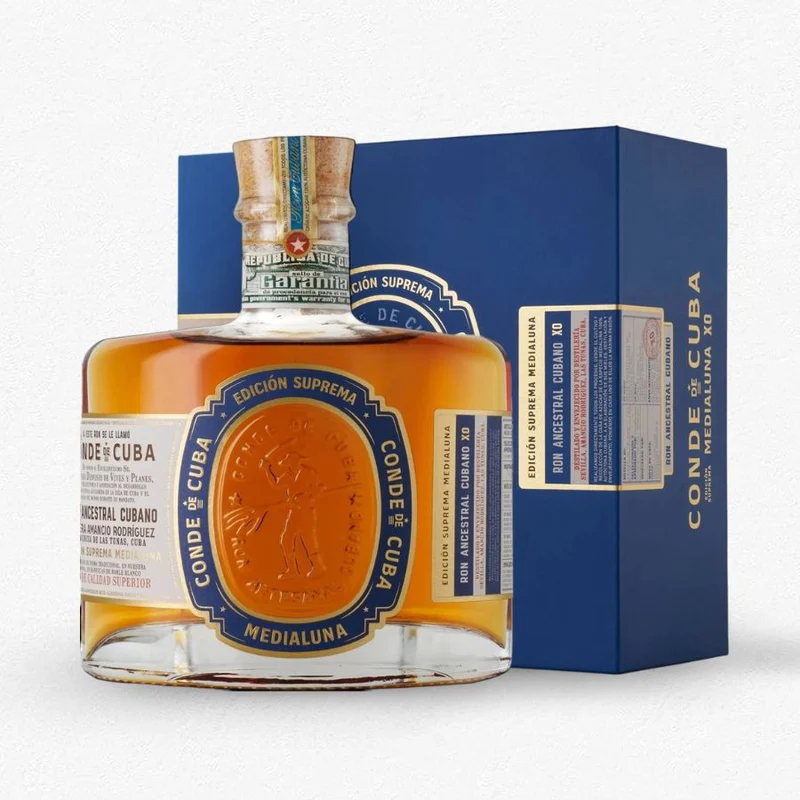 Conde de Cuba Medialuna XO Rum 40% 0,7L