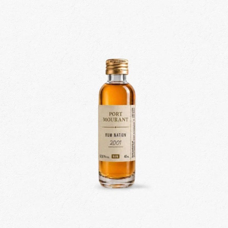 Rum Nation Small Batch Rare Rums Port Mourant 2001/2019 57,6% 40ml - Miniatur