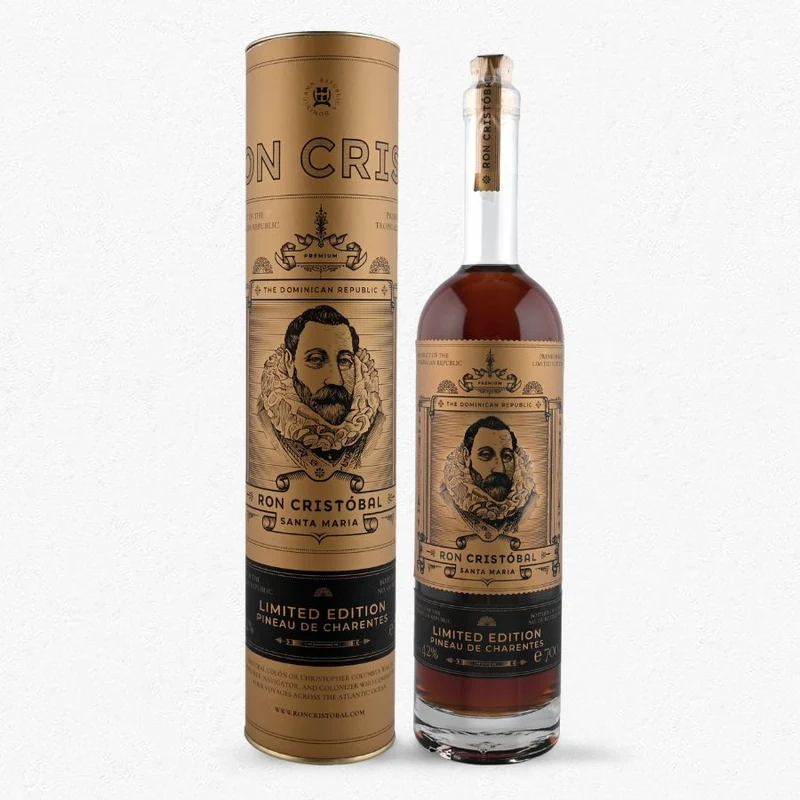 Ron Cristóbal Santa Maria 14YO Pineau des Charentes Finish Rum 2008 - Limited Edition 42% 0,7L