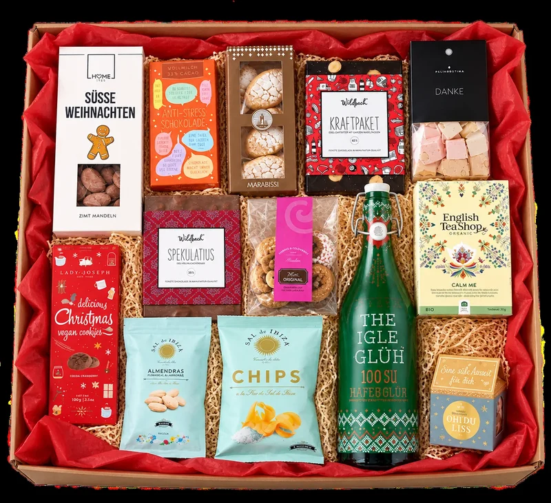 🎄 Geschenkbox „Big Merry Moments“ – große Genussbox fürs ganze Team