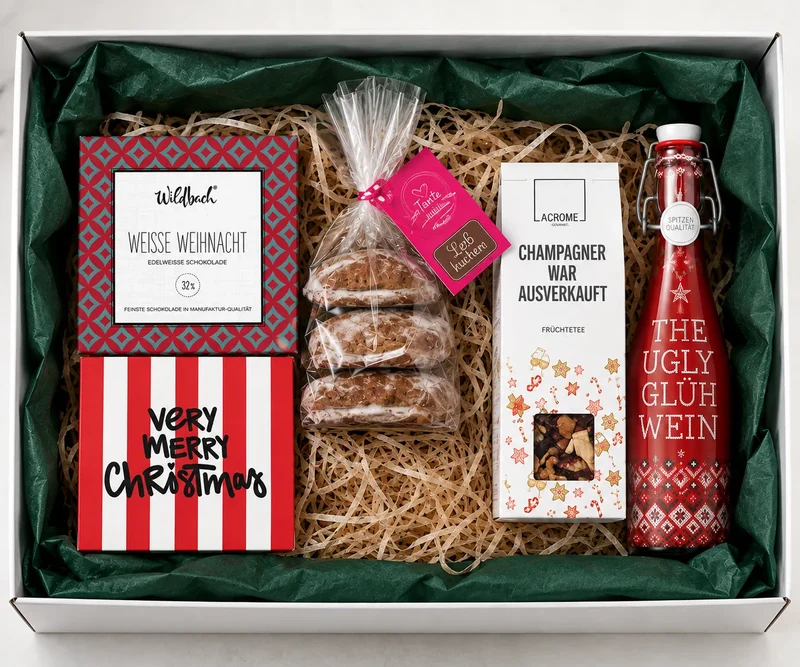 🎄 Geschenkbox „Team-Dankeschön“ – Kleine Weihnachtsfreude fürs ganze Team