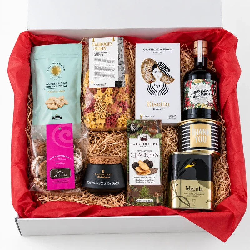 🎄 Geschenkbox „Gourmet Christmas“ – festliche Delikatessen & Genussmomente zu Weihnachten