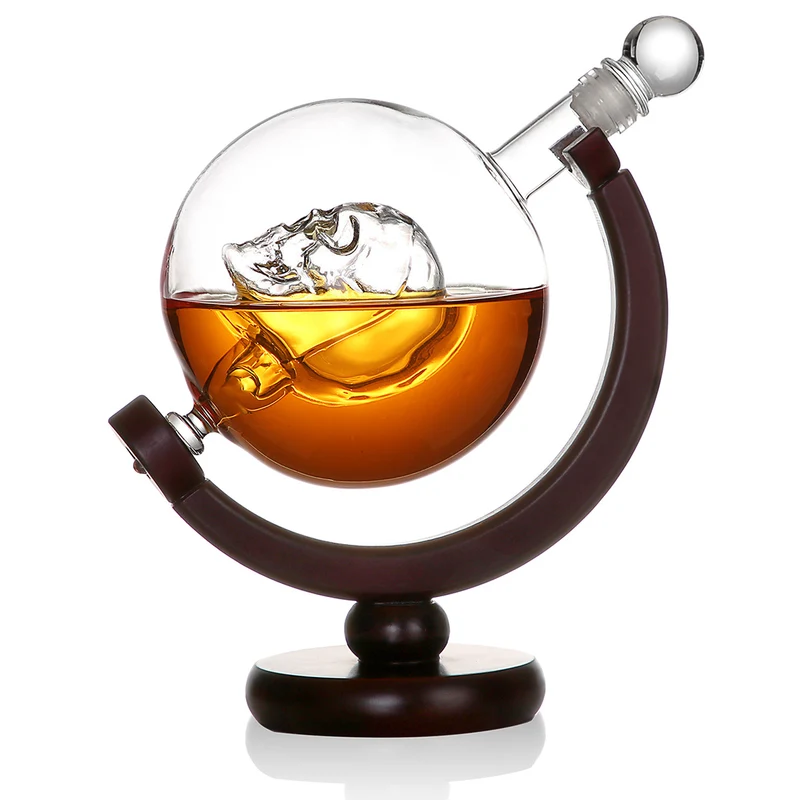 Whisky-Karaffe im Totenkopf-Design 850 ml - Das perfekte Geschenk