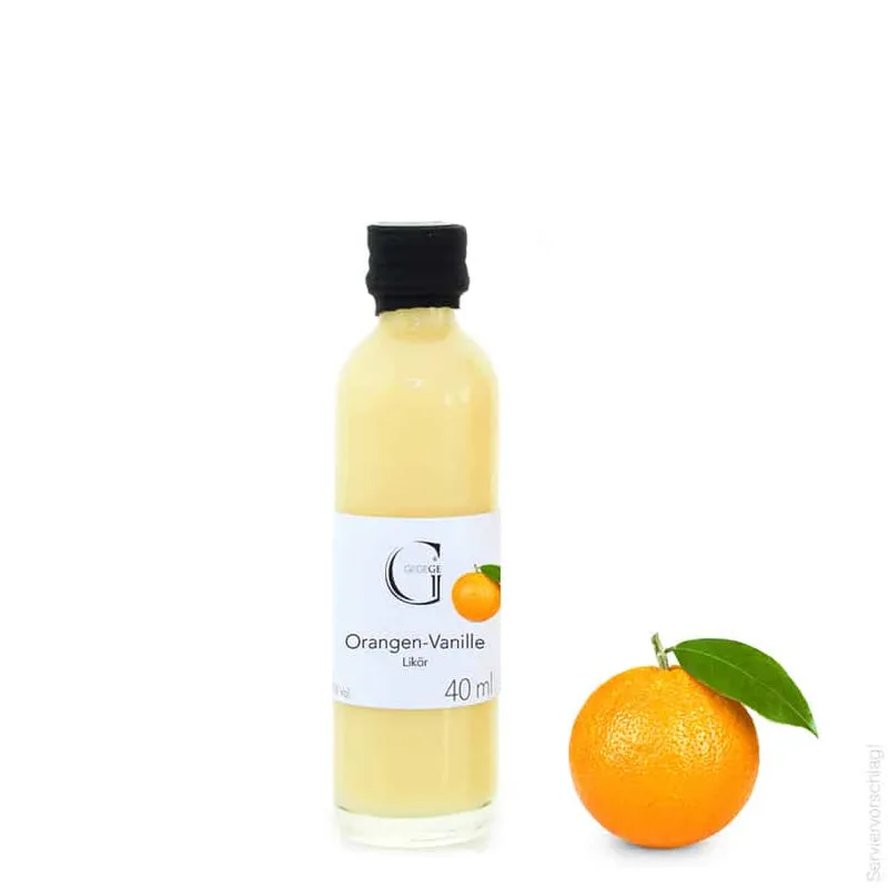 Orangen-Vanille-Likör - mini 40ml