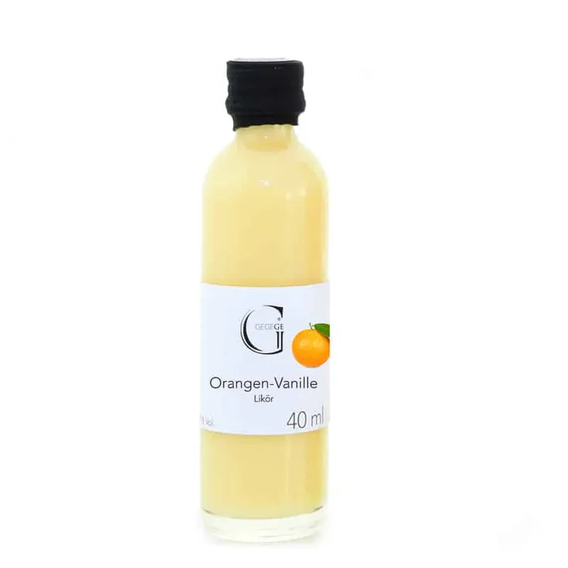Orangen-Vanille-Likör - mini 40ml