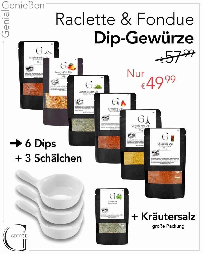 Dip-Gewürze Bestseller-Sparset