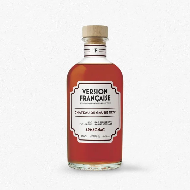 Château de Gaube 1972 Bas-Armagnac Version Francaise Antipodes 44% 0,7L