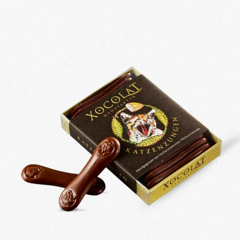 Schokolade - Xocolat Milch Katzenzungen 44% 100g