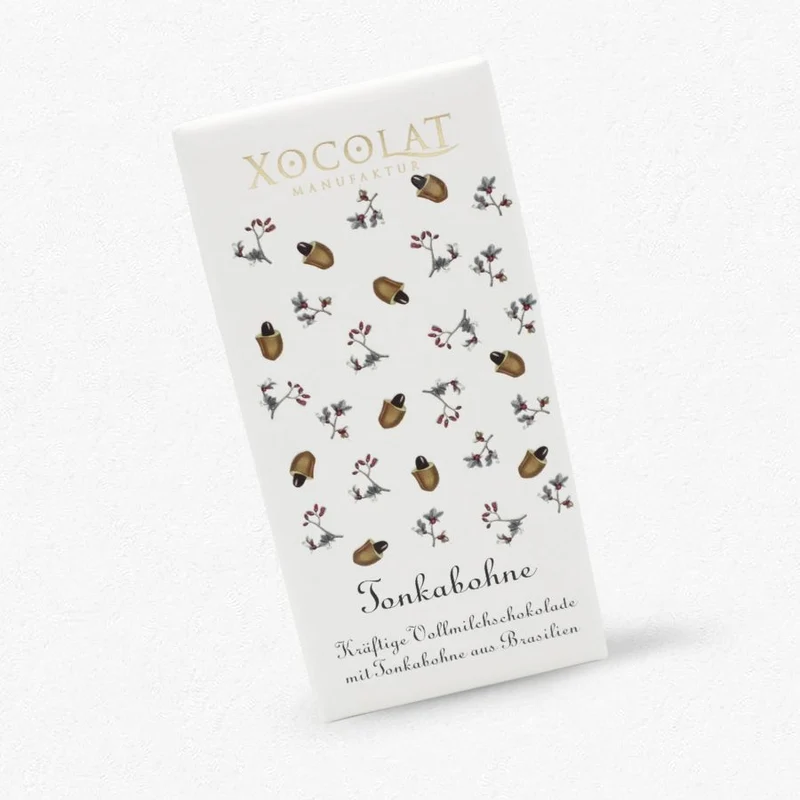 Schokolade - Xocolat Tonkabohne Edelvollmilch 44% 80g