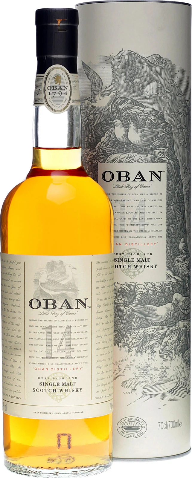 Oban 14 Jahre | 43 % | 0,7 L | Geschenkbox