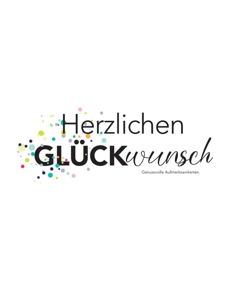 Herzlichen Glückwunsch - Geschenksets mit Alkohol