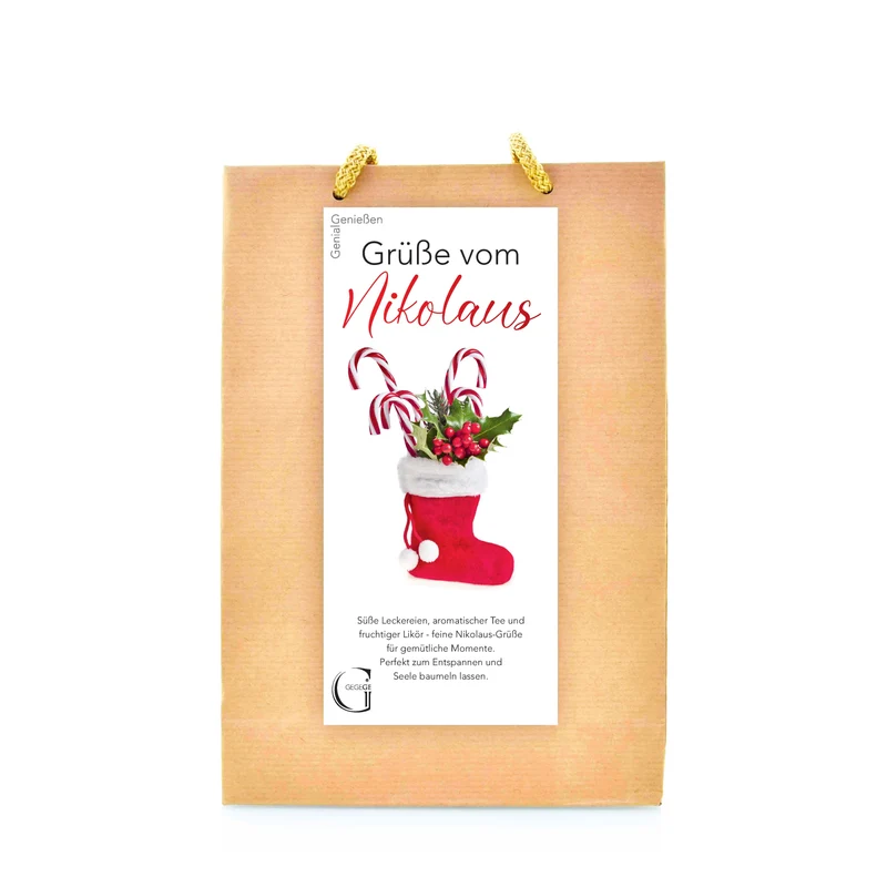 Grüße vom Nikolaus - Geschenktüte