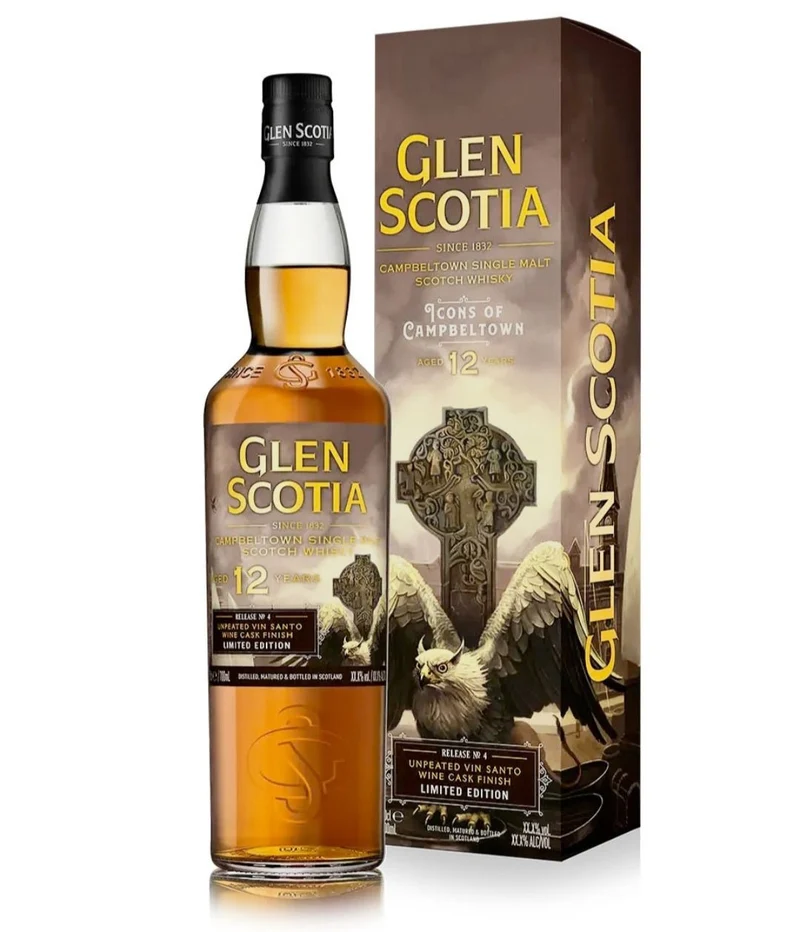 Glen Scotia The Griffin Icons of Campbeltown whisky #4 unpeated Vin Santo Finish 12 y 0,7l 53,8 %vol. glenscotia