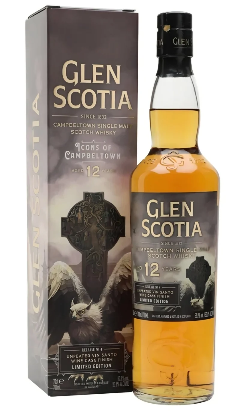 Glen Scotia The Griffin Icons of Campbeltown whisky #4 unpeated Vin Santo Finish 12 y 0,7l 53,8 %vol. glenscotia