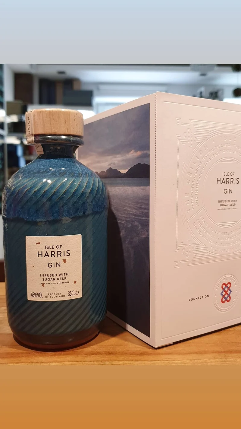 X Harris scotch Gin Ceilidh Bottle 2022 0,35l 45% vol. Fl Algen outer hebrid sugar kelp