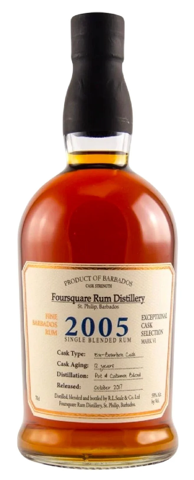 Foursquare 2005 Barbados VI 59% vol. 0,7l ecs Rum