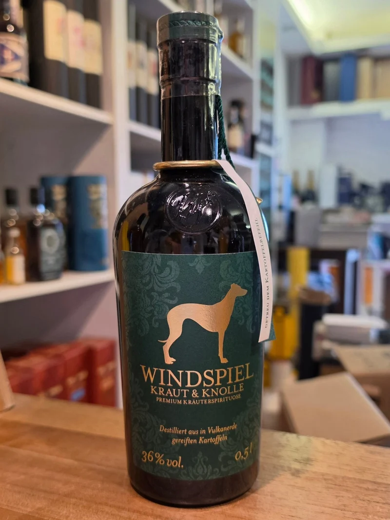 Windspiel Kartoffel Spirituose Kraut und Knolle Edition 0,5l 36% Vol. Flasche Deutschland