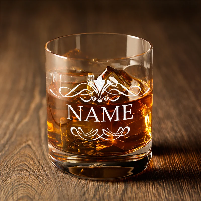 Whisky-Set Karaffe 850 ml mit Whiskyglas 320 ml - mit Wunschgravur