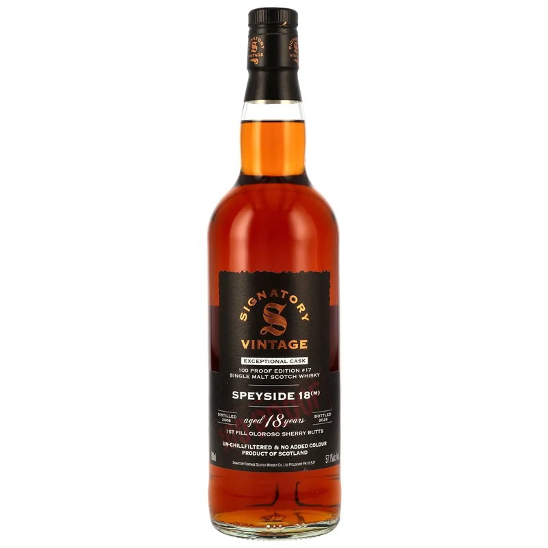 Speyside (M) 100 Proof Exceptional Cask Edition #17 18 Jahre 2008/2026