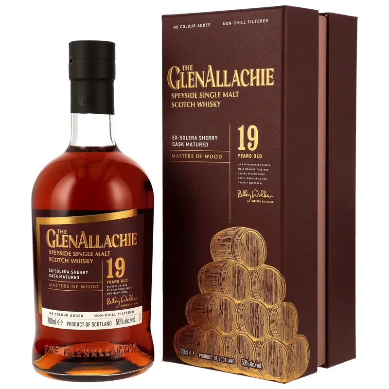 GlenAllachie Ex-Solera Sherry Masters of Wood 19 Jahre