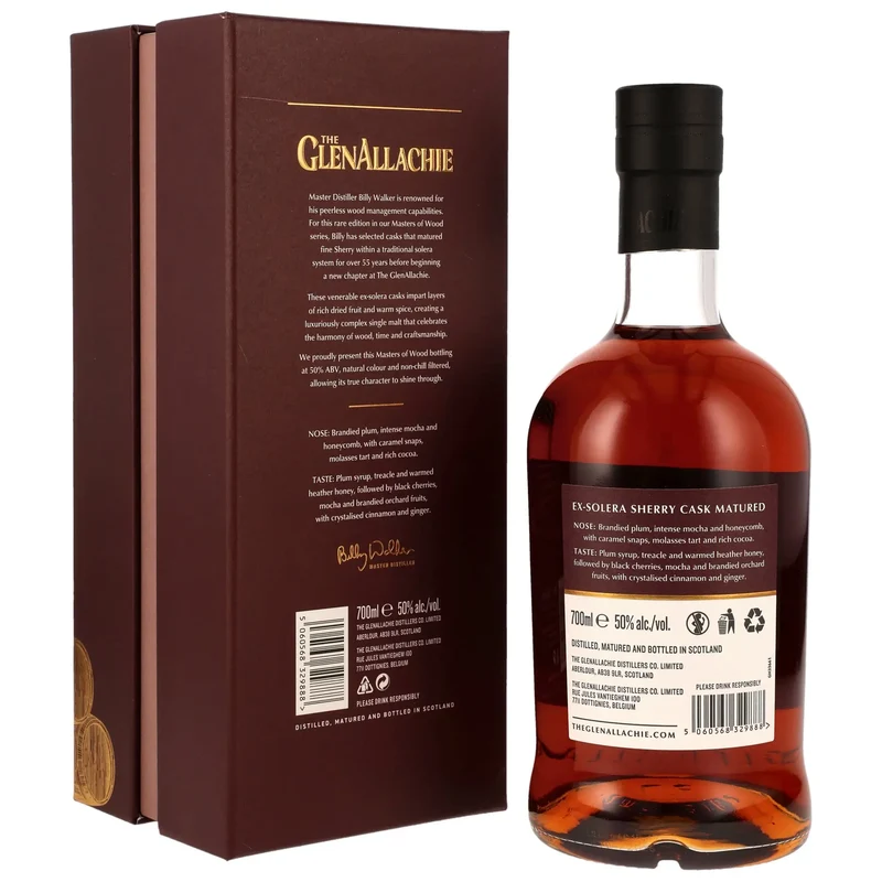 GlenAllachie Ex-Solera Sherry Masters of Wood 19 Jahre