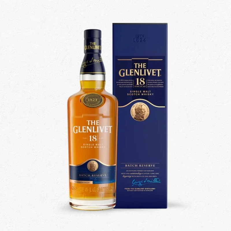 Glenlivet 18YO Highland Single Malt Scotch Whisky 40% 0,7L