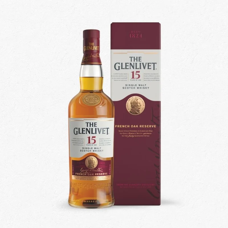 Glenlivet 15YO French Oak Reserve Single Malt Scotch Whisky 40% 0,7L