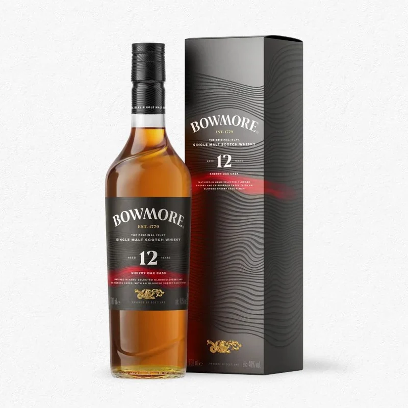 Bowmore 12YO Sherry Oak Cask Islay Single Malt Whisky 40% 0,7L