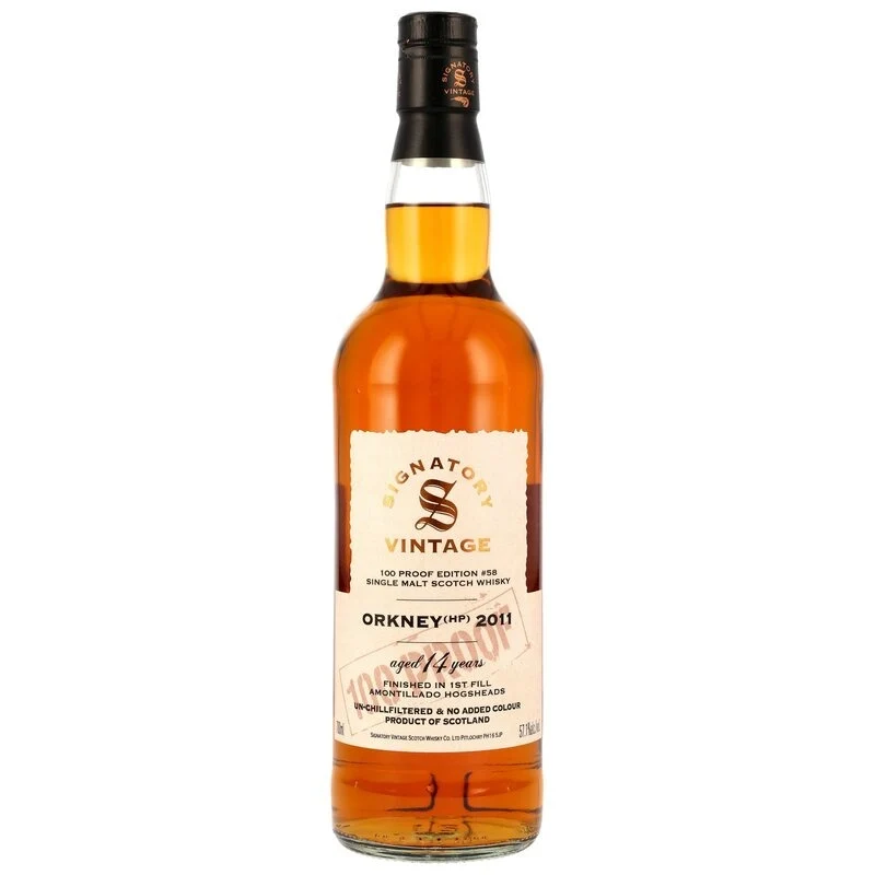 Orkney 2011 Signatory 100 Proof Edition