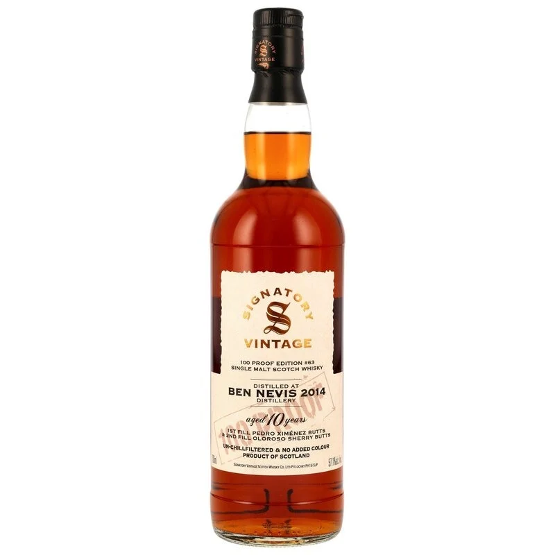 Ben Nevis 2014 Signatory 100 Proof Edition