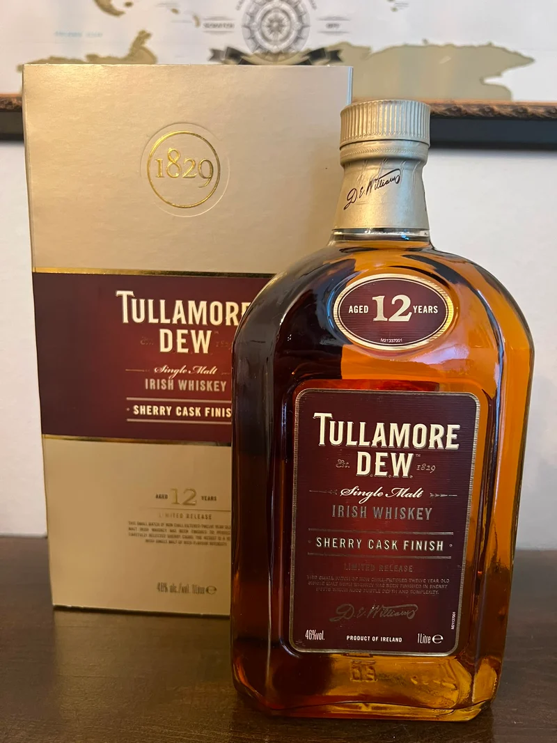 X Midleton 2000 2012 Tullamore Dew 12 Sherry Cask 46%vol 1l Irish Whiskey