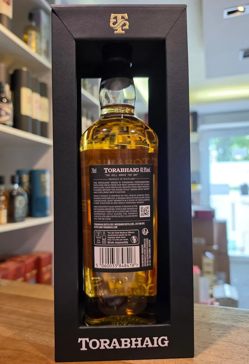 Torabhaig Iona unpeated The distillers series 0,7l 60,9 % vol. mit GP Whisky sky single malt