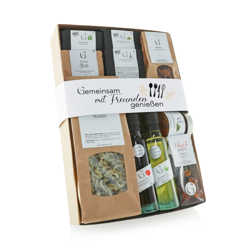 Gemeinsam mit Freunden genießen - Geschenkset