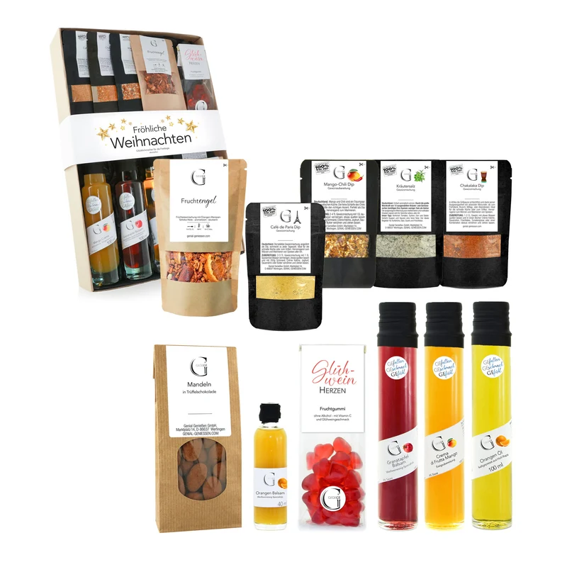 Fröhliche Weihnachten - Geschenksets