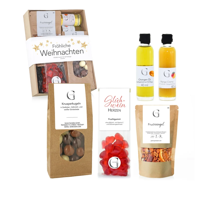 Fröhliche Weihnachten - Geschenksets