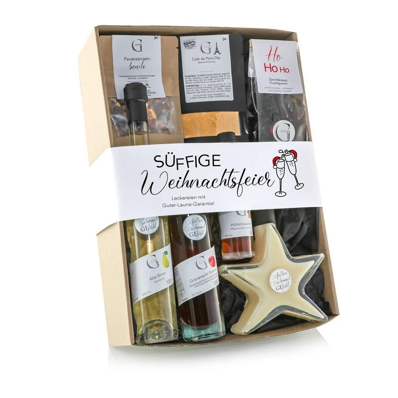 Süffige Weihnachtsfeier - Geschenkset