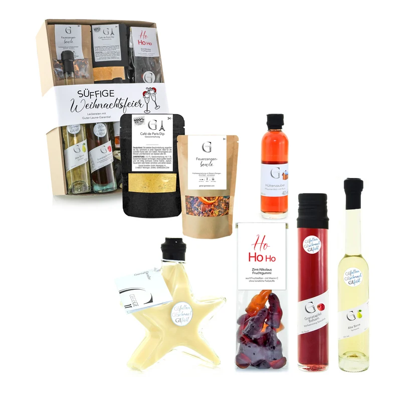 Süffige Weihnachtsfeier - Geschenkset