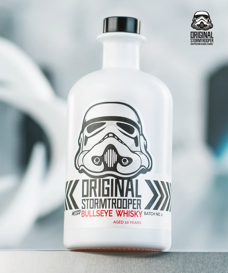 Original Stormtrooper Missed Bullseye Whisky inklusive 2 Gläser