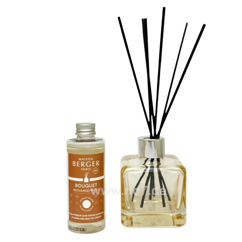 Duftbouquet Glacon mit 100ml Mein Zuhause ohne Tiergerüche / Animaux 0,1l - Parfum Berger
