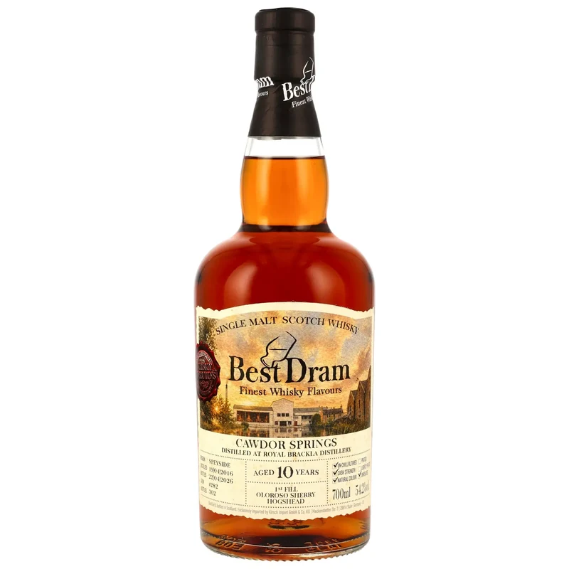 Cawdor Springs (Royal Brackla) Best Dram 10 Jahre 2016/2026