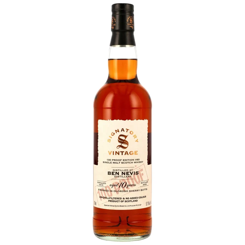 Ben Nevis 100 Proof Edition #80 10 Jahre 2015/2026