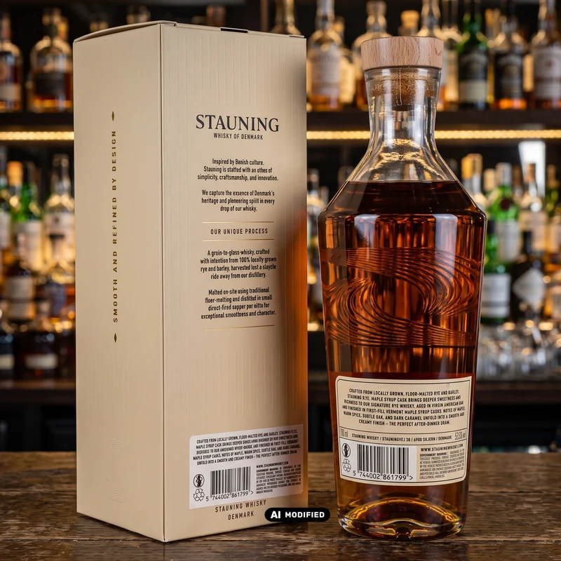 Stauning - R.Y.E. (Rye) Maple Sirup Cask - Danish Whisky - 0,7L